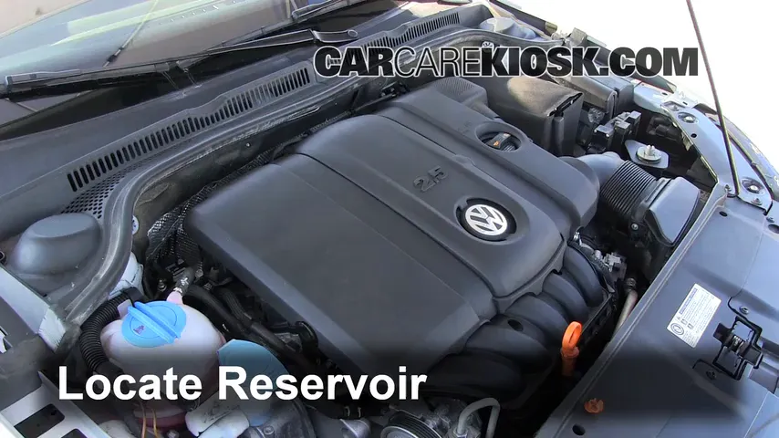 2011 Volkswagen Jetta SE 2.5L 5 Cyl. Sedan Windshield Washer Fluid Add Fluid